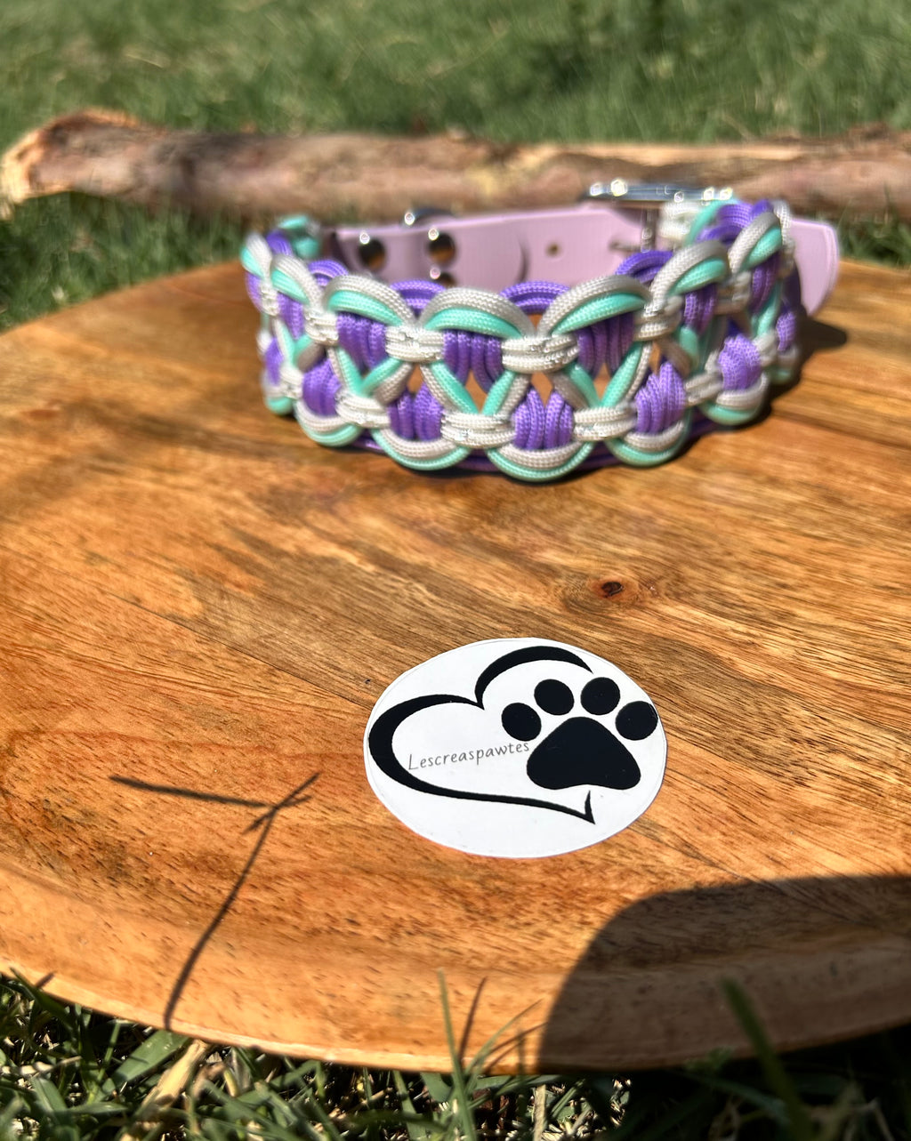 Collier paracorde tressée modèle « HAPPY »