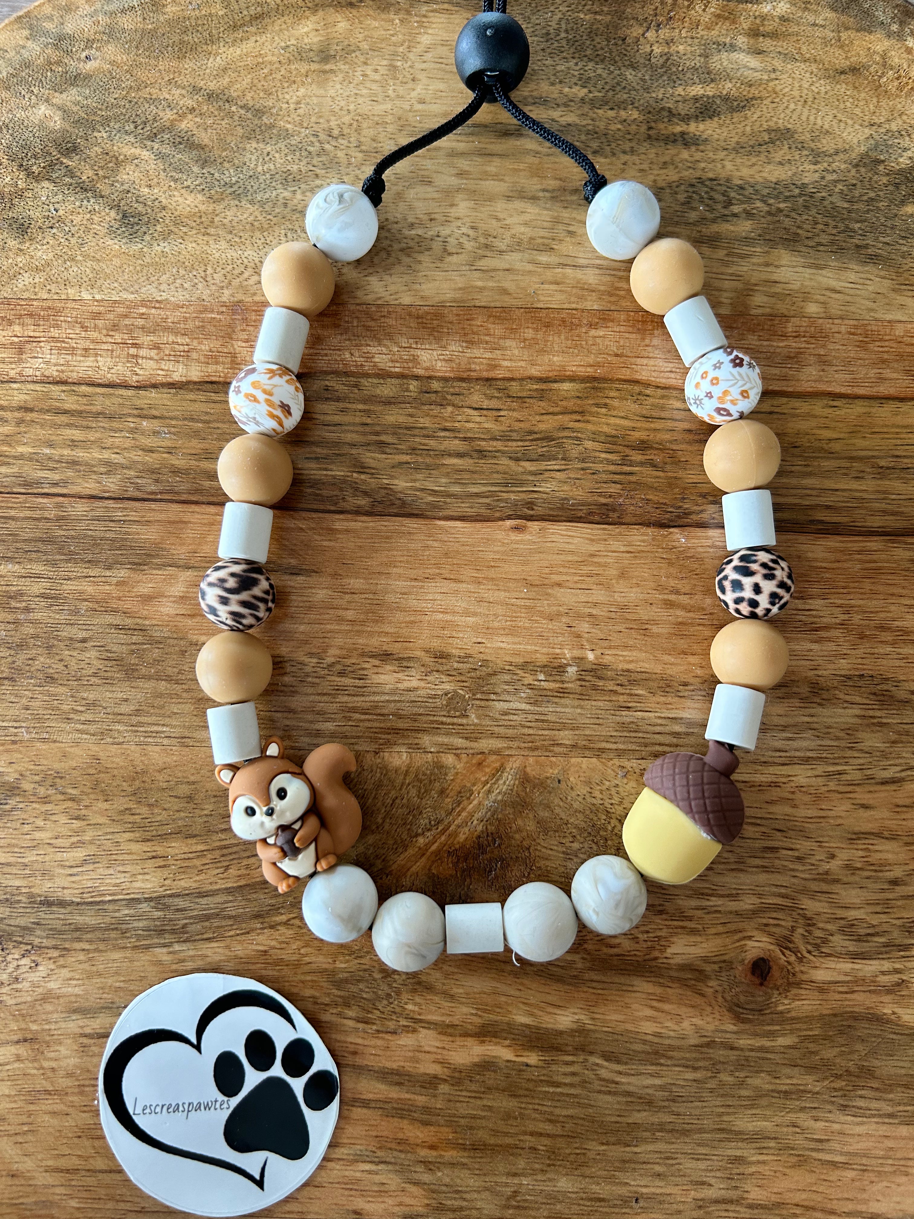 Collier antiparasitaire « automne »
