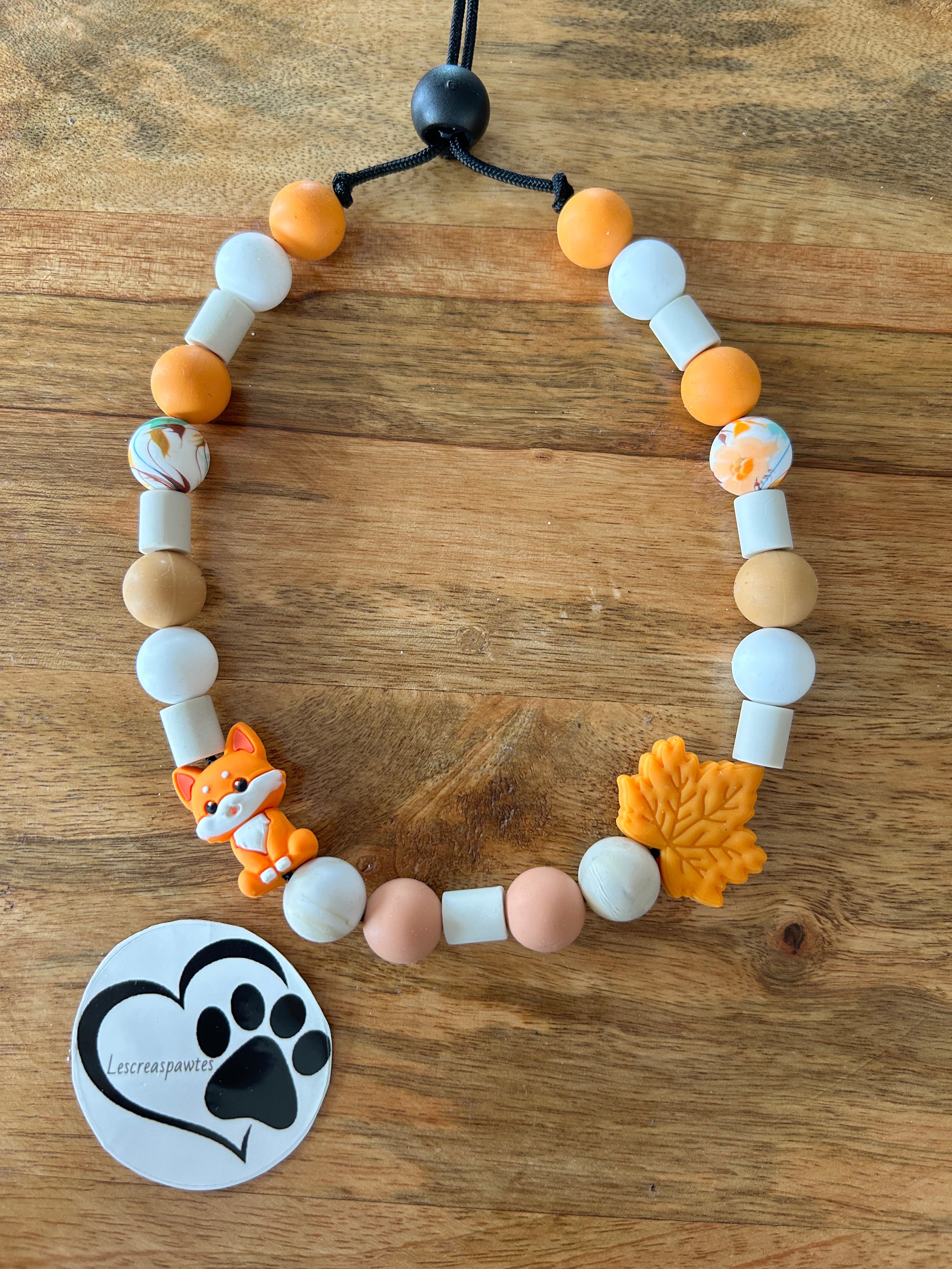 Collier antiparasitaire « automne »